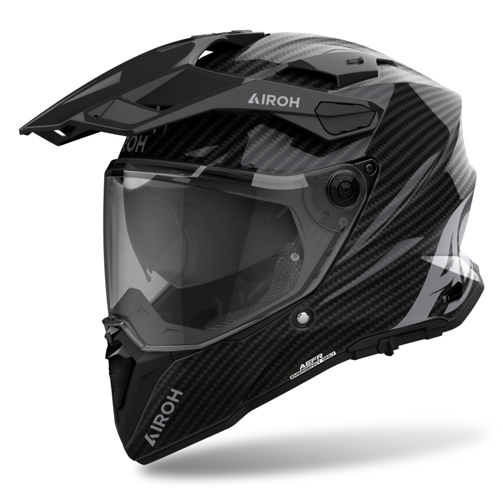 Moto přilba Airoh Commander 2 Carbon lesklá XS (53-54)