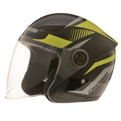 Moto přilba Cassida Reflex černo-žlutá S (55-56)