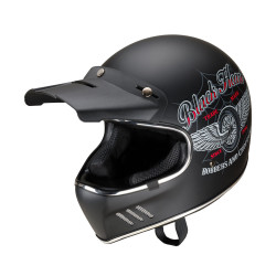 Moto přilba W-TEC Black Heart Retron Angerwheel Black XS (53-54)