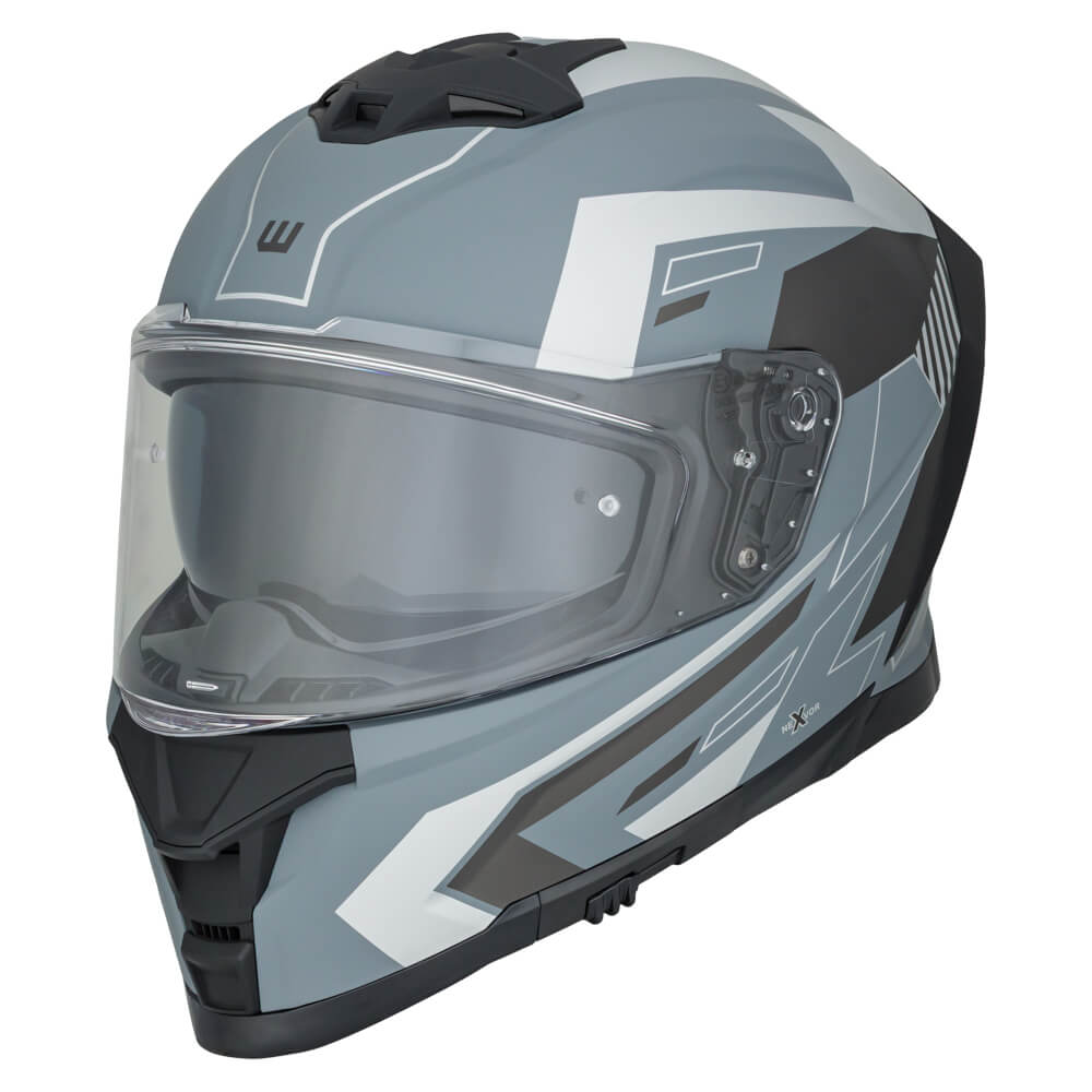 Moto přilba W-TEC Nexwor Graphic šedá XS (53-54)