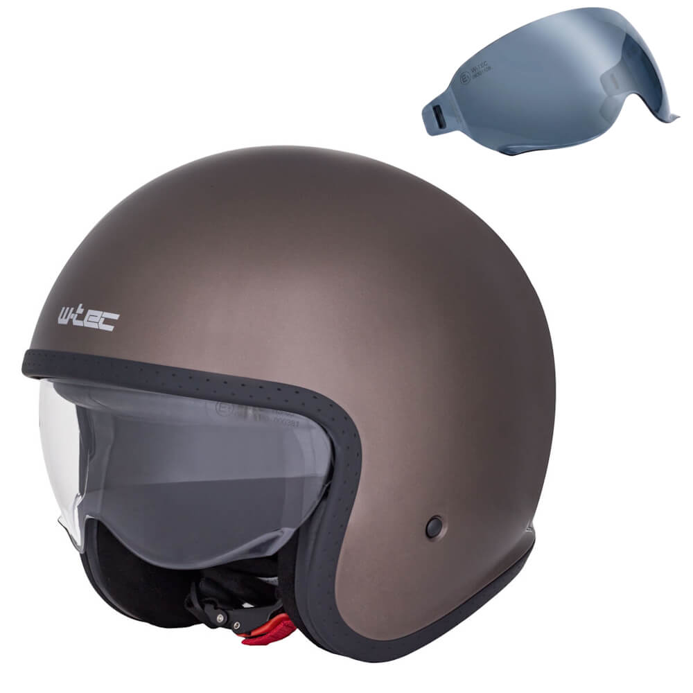 Moto přilba W-TEC Valkorne Marron deep coffee XS (53-54)