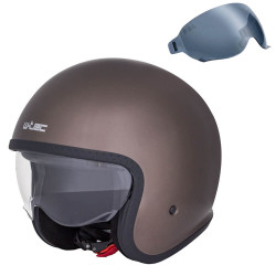 Moto přilba W-TEC Valkorne Marron deep coffee XS (53-54)