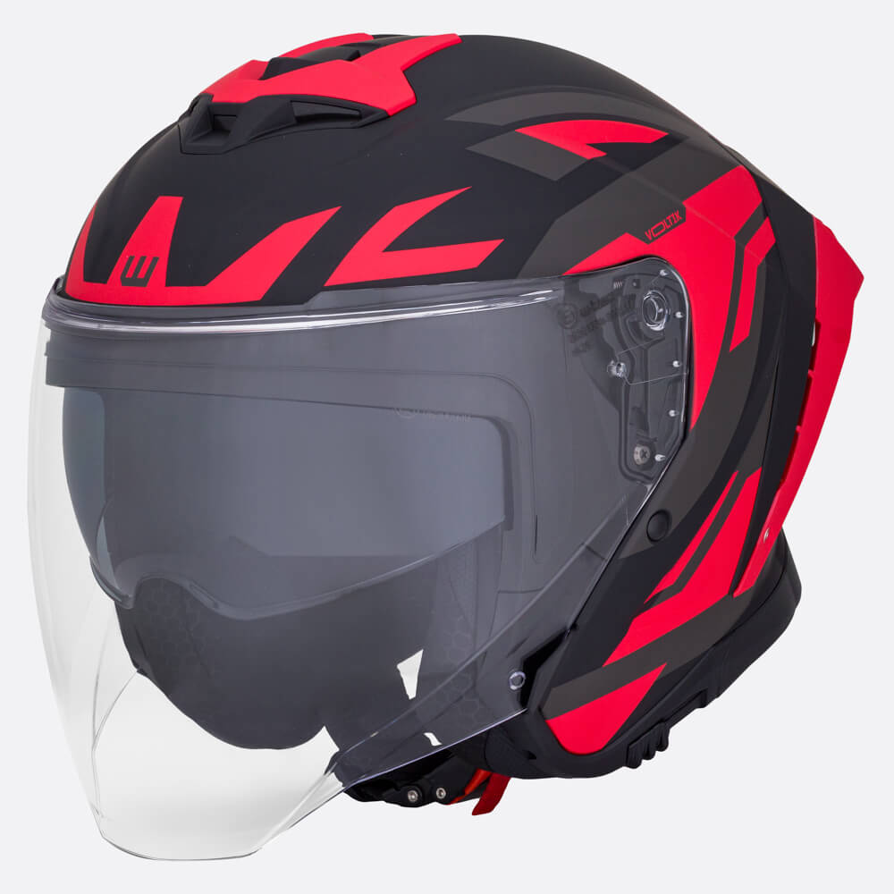 Moto přilba W-TEC Voltik Graphic Red XS (53-54)