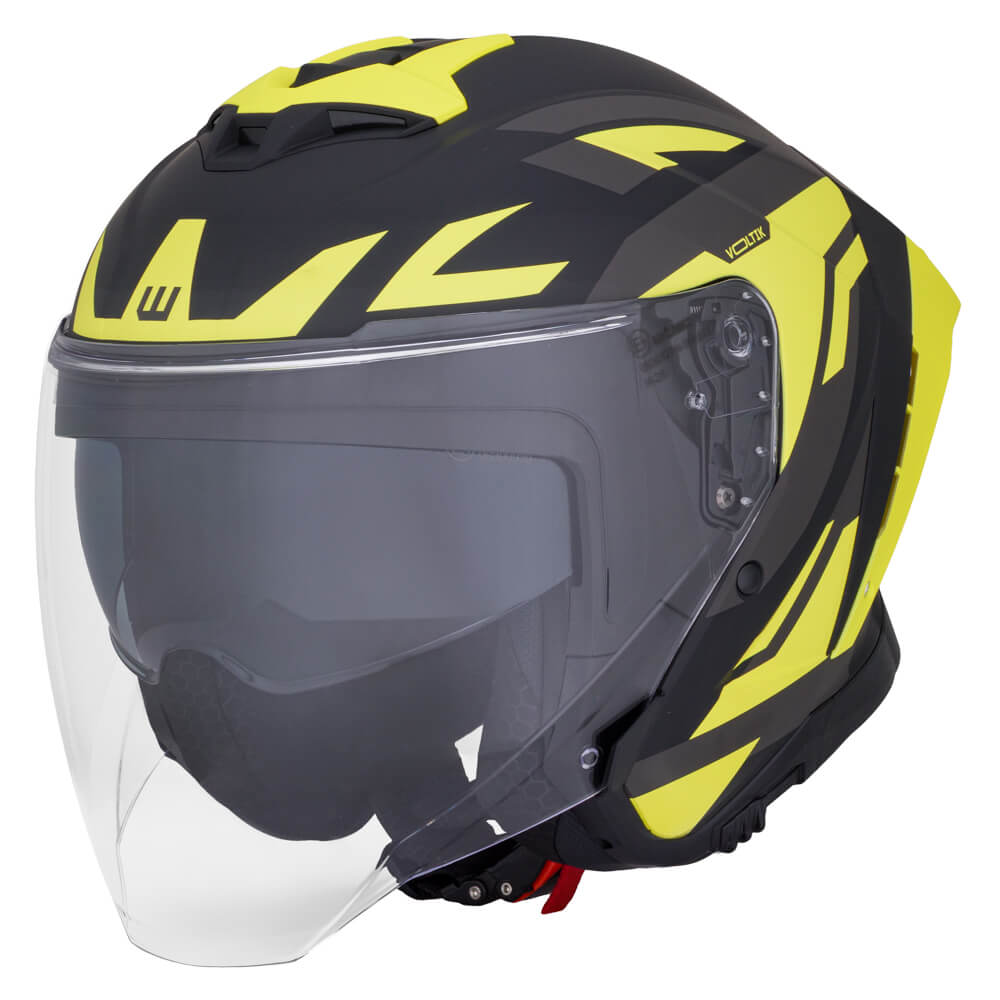 Moto přilba W-TEC Voltik Graphic Yellow XS (53-54)