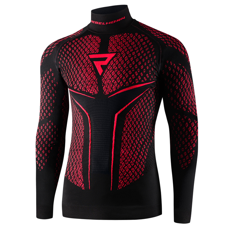 Moto thermo triko Rebelhorn Therm II Jersey černo-červená XS/S