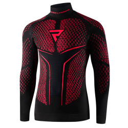 Moto thermo triko Rebelhorn Therm II Jersey černo-červená XS/S