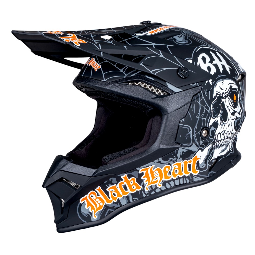Motokrosová přilba W-TEC Black Heart Harzdorf černá XS (53-54)