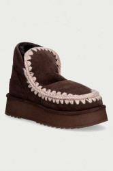Mou  Mini Eskimo Platform Boot sběhule dámské semišové