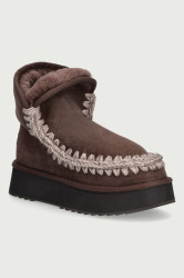 Mou  Platform Boot Suede sběhule dámské semišové
