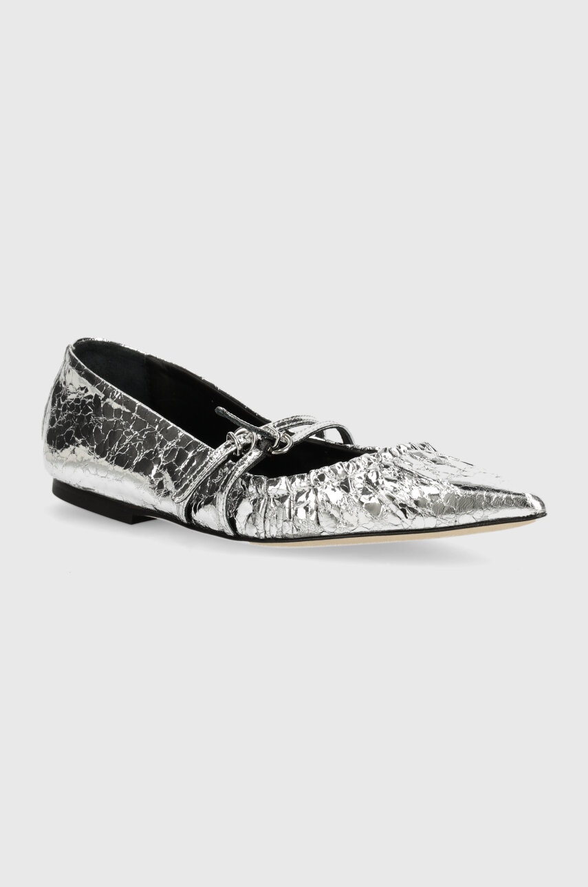MSGM  Kožené baleríny