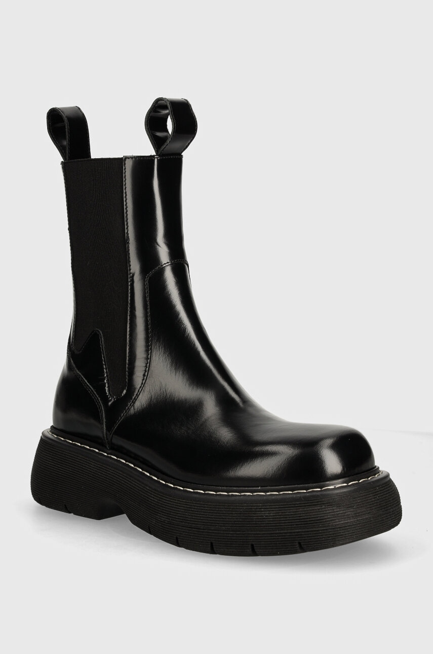 MSGM  Kožené kotníkové boty