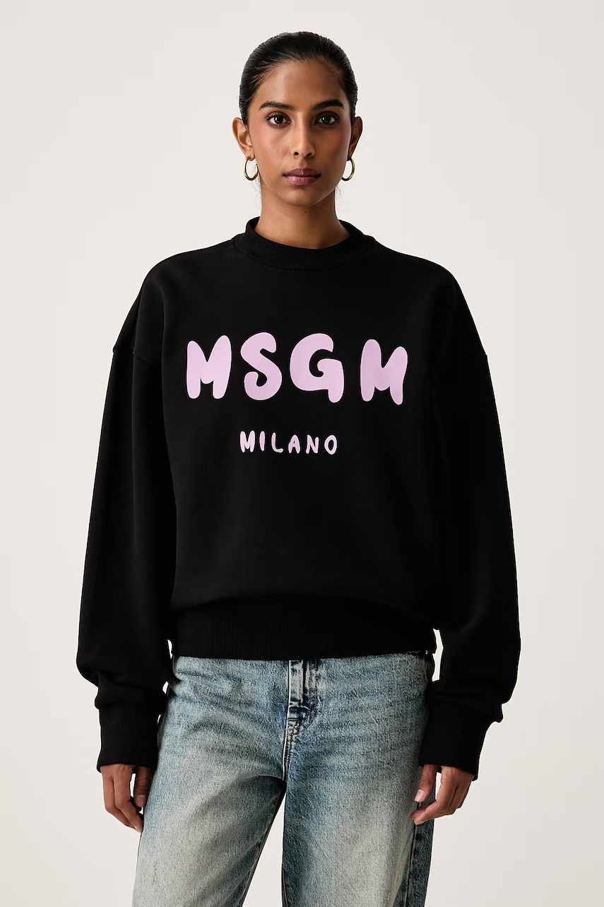 MSGM  mikina s kapucí dámská bavlněná