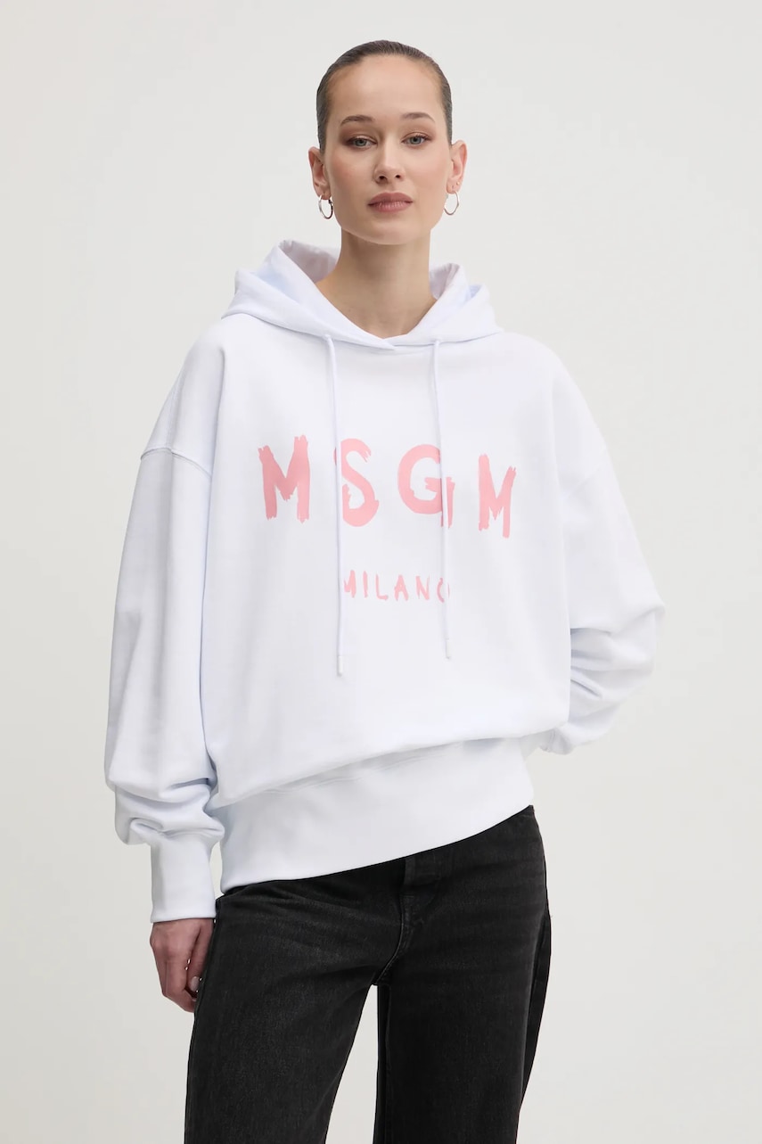 MSGM  mikina s kapucí dámská bavlněná