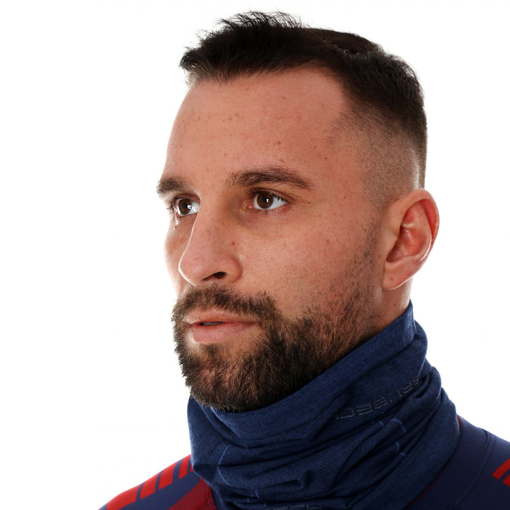 Multifunkční šátek Brubeck Athletic tmavě modrá S/M