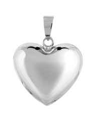 MUMMY BELL Těhotenská rolnička Srdíčko - Stříbrné