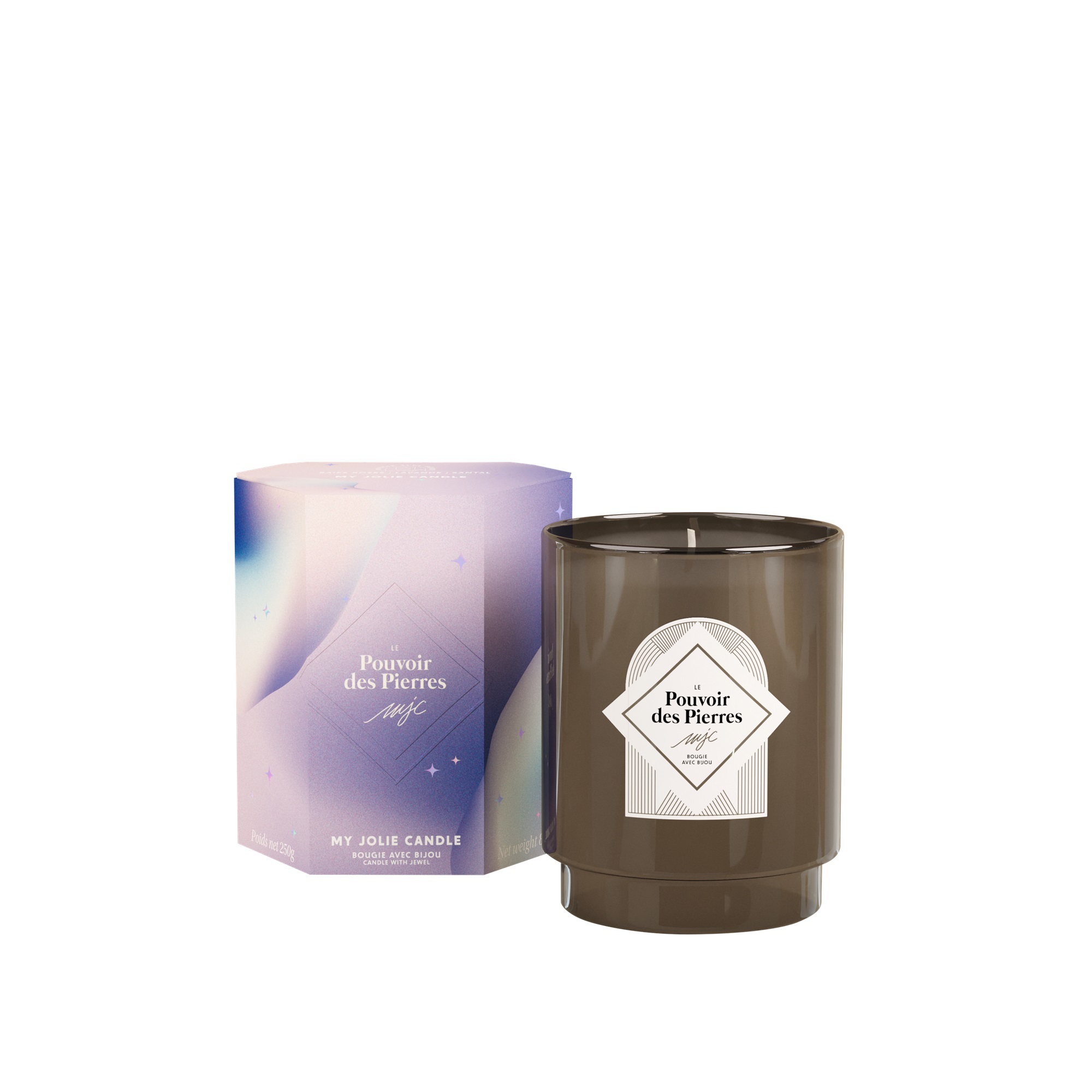 My Jolie Candle Vonná svíčka 50h náramek s perletí Le Pouvoir De Pierress Modrý Květ 323027
