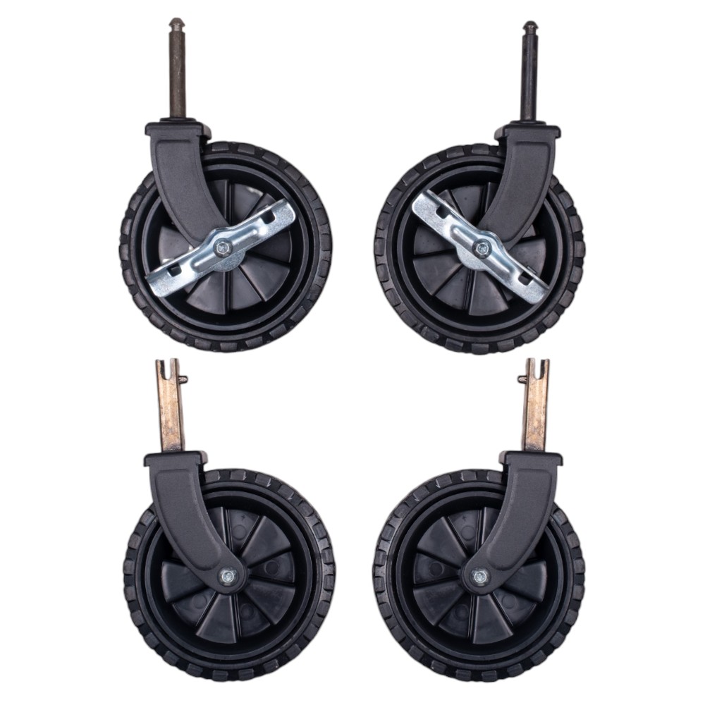 Náhradní kolečka pro přepravní vozík 12x3 cm (4,7x1,2") 4ks