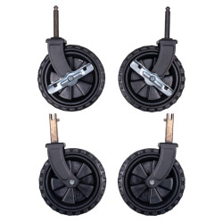 Náhradní kolečka pro přepravní vozík 12x3 cm (4,7x1,2") 4ks