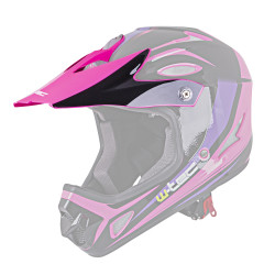 Náhradní kšilt pro přilbu W-TEC FS-605 Extinction Pink