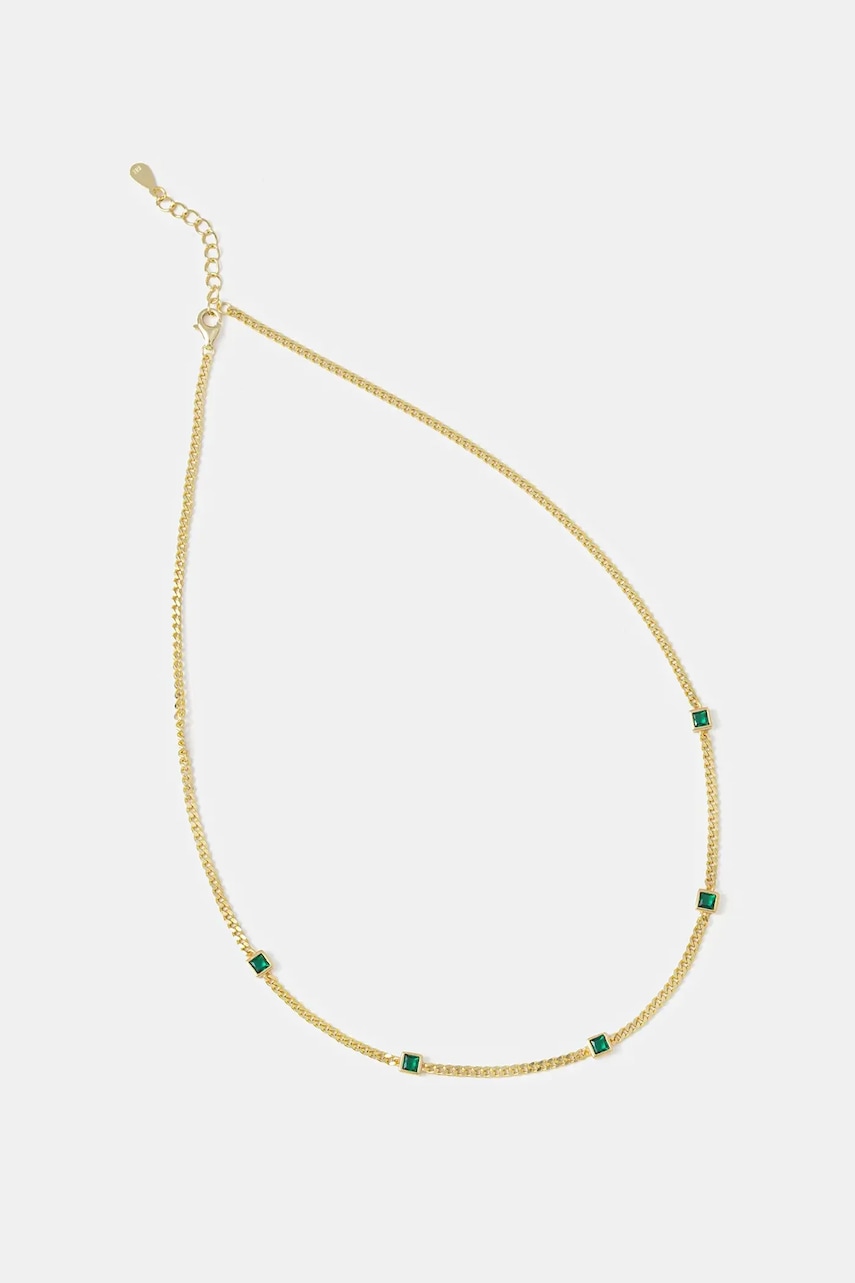 Náhrdelník ze štíbra 925 potaženého 18karátovým zlatem Answear.LAB