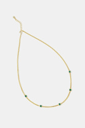 Náhrdelník ze štíbra 925 potaženého 18karátovým zlatem Answear.LAB