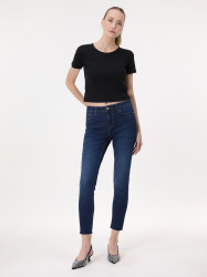 Námořnické modré skinny džíny ORSAY