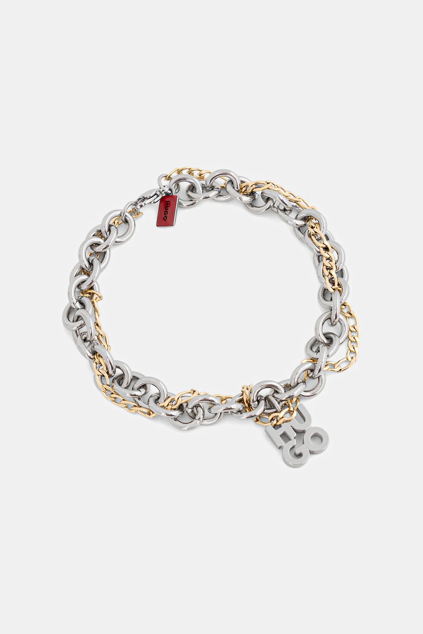 Náramek HUGO E-MULTICHAIN-BRA pánský, 50555819