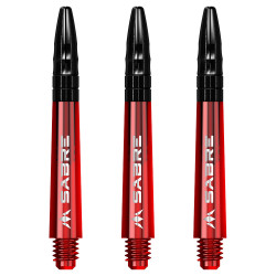 Násadky Mission Sabre Shafts Red Tweenie 3ks