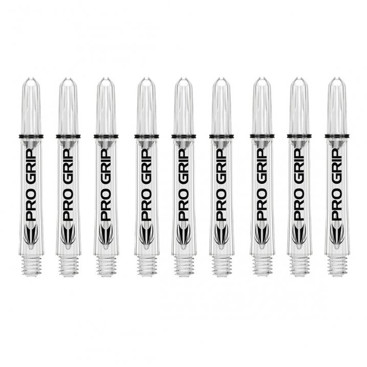 Násadky Target Pro Grip Spin Clear Short 3x3ks