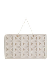 Nástěnná dekorace Madam Stoltz 26,5 x 15,5 x 1 cm