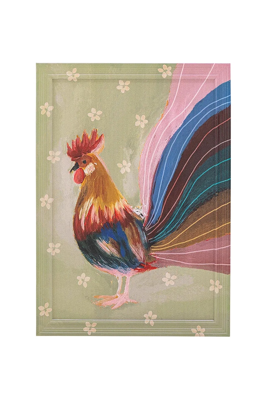 Nástěnná dekorace v rámu Bloomingville Hanaia 35,5 x 50 x 2 cm