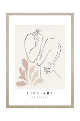 Nástěnná dekorace v rámu home & lifestyle 50 x 70 cm