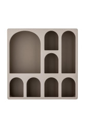 Nástěnná police Bloomingville Graphia 48 x 48 x 12 cm