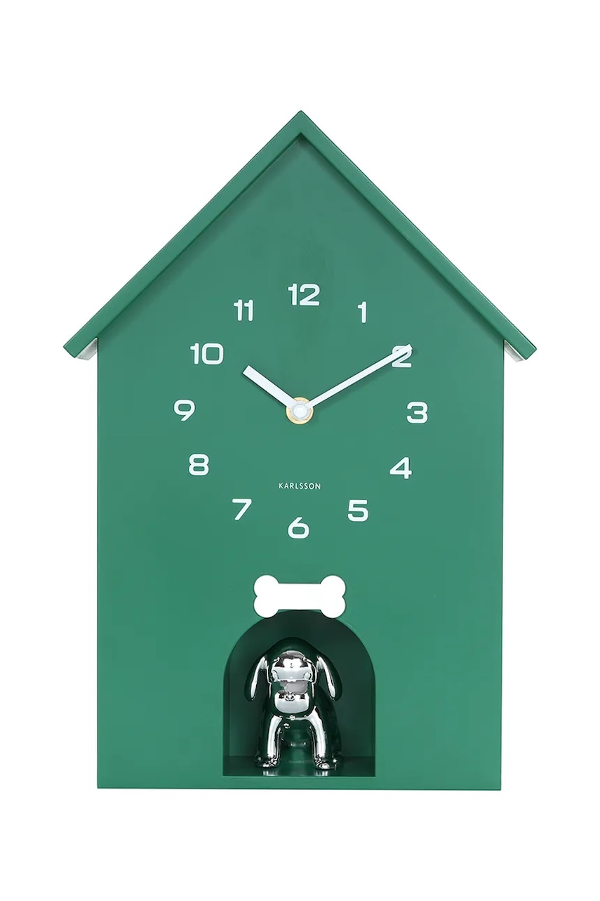Nástěnné hodiny Karlsson Dog House 36,5 cm