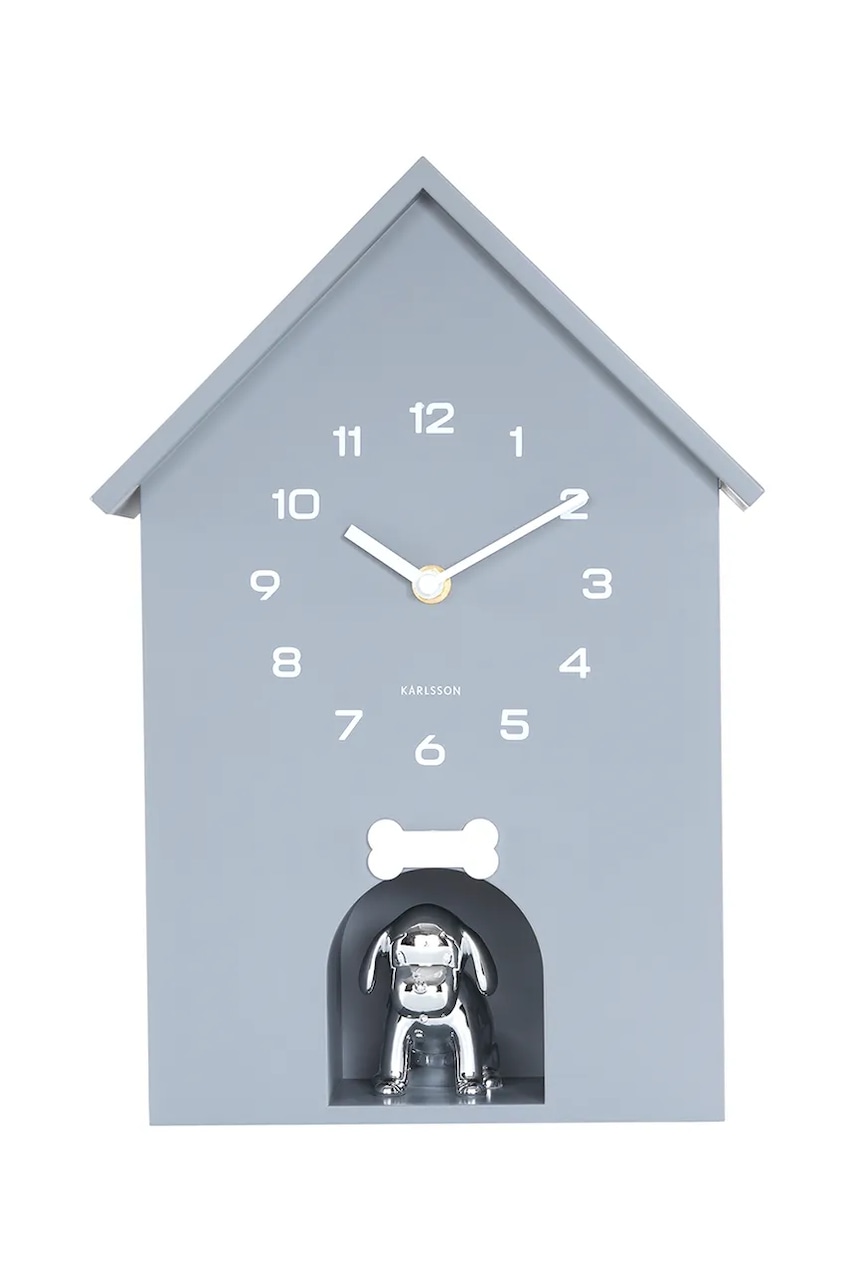 Nástěnné hodiny Karlsson Dog House 36,5 cm