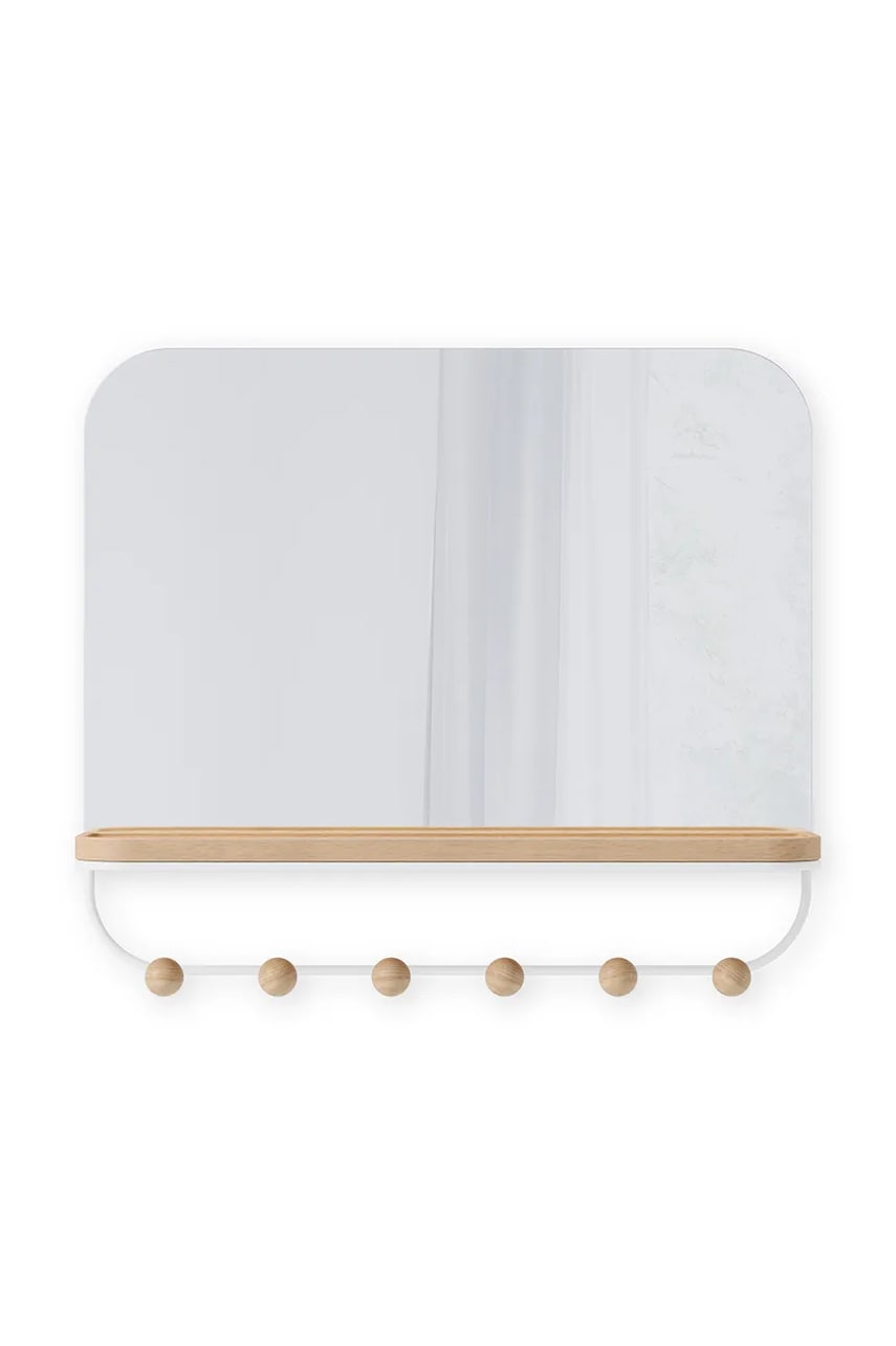 Nástěnné zrcadlo s věšákem Umbra Estique