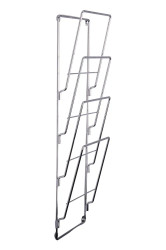 Nástěnný držák na časopisy Present Time Chrome S 60 x 19 cm