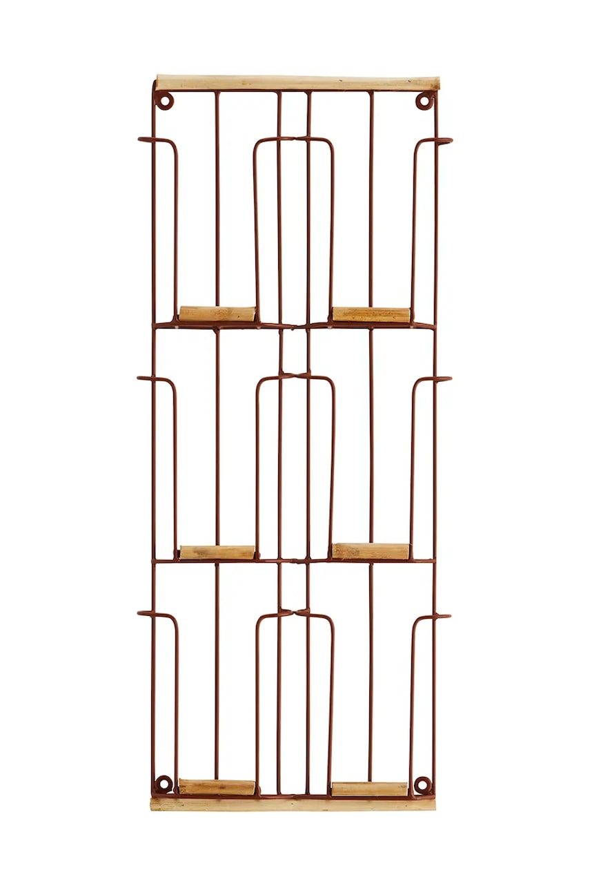 Nástěnný držák na pohlednice Madam Stoltz 24 x 56 cm