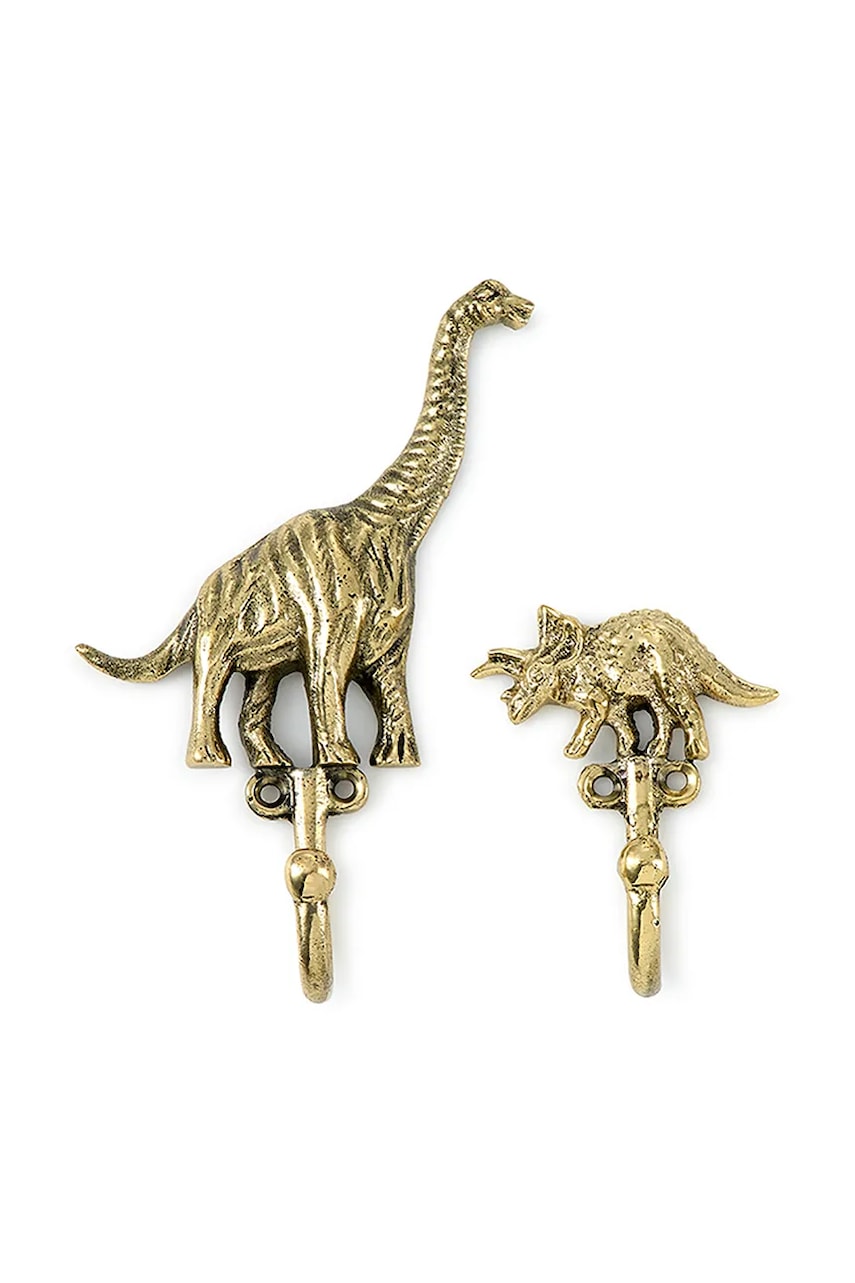 Nástěnný věšák Doing Goods Dean Dinosaur Hook Set 2-pack
