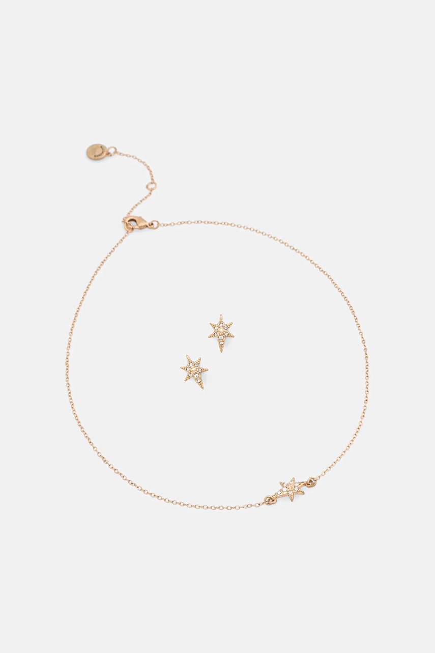 Náušnice a náhrdelník AllSaints