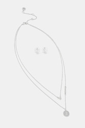 Náušnice a náhrdelník Dkny