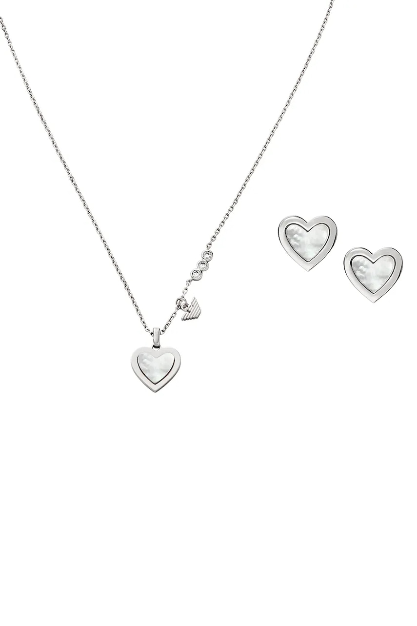 Náušnice a náhrdelník Emporio Armani SENTIMENTAL