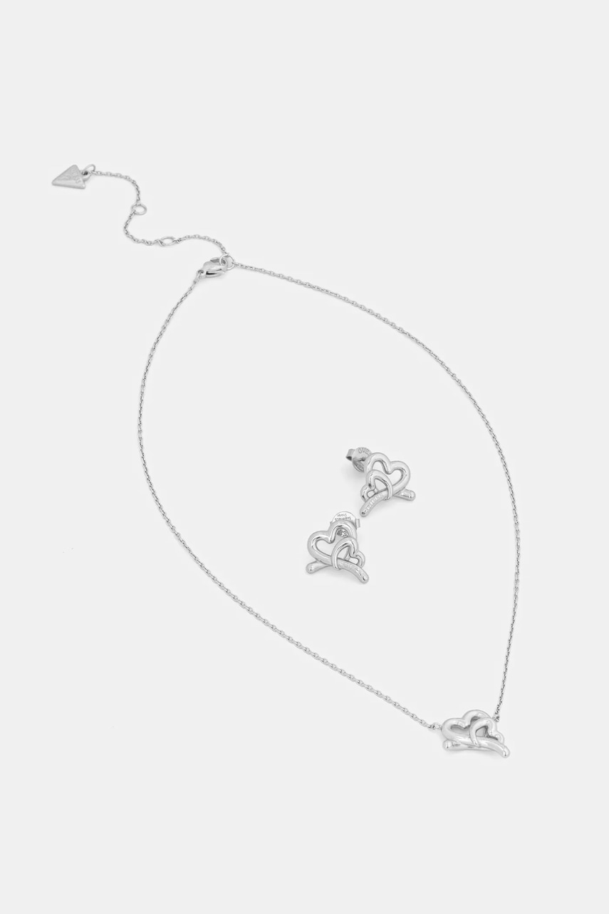 Náušnice a náhrdelník Guess LOVE BITES