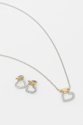 Náušnice a náhrdelník Trussardi