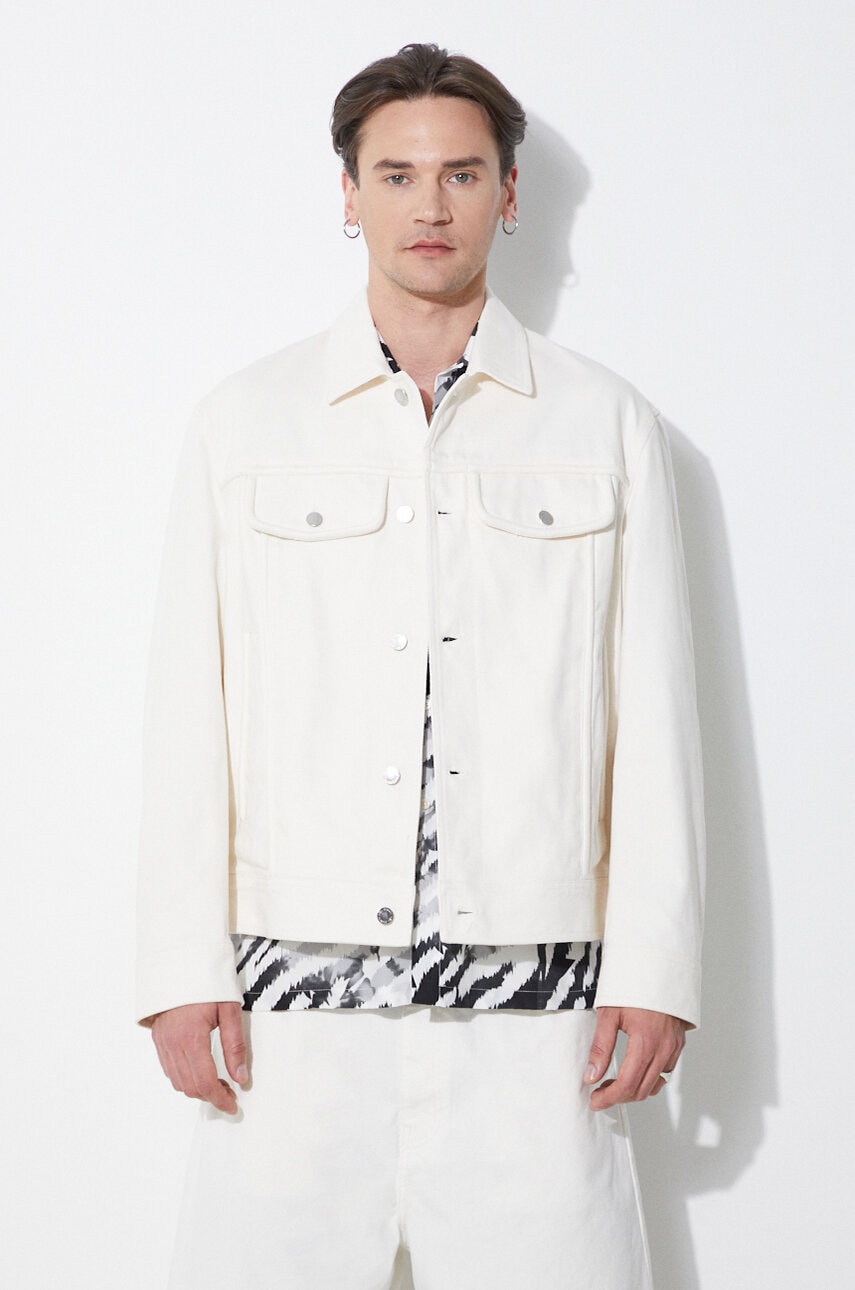 Neil Barrett  Bavlněná bunda  Slim Front Pockets Jean Jacket