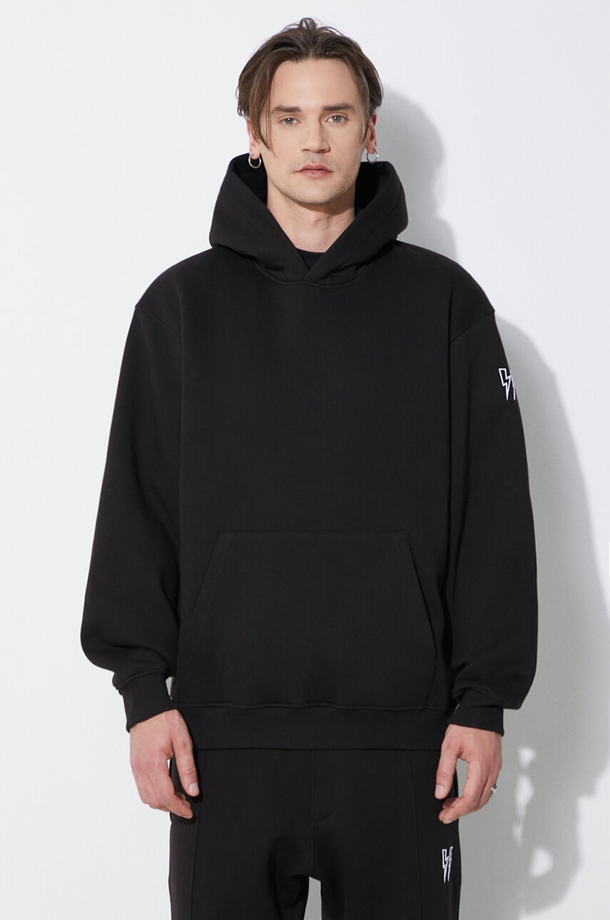 Neil Barrett  Mikina  Easy Drop Shoulder Double Bolts Hoodie
