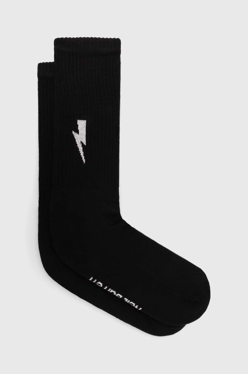 Neil Barrett  Ponožky Neil Barett BOLT COTTON SKATE SOCKS