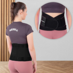 Neoprenový pás inSPORTline Waistrim černá S