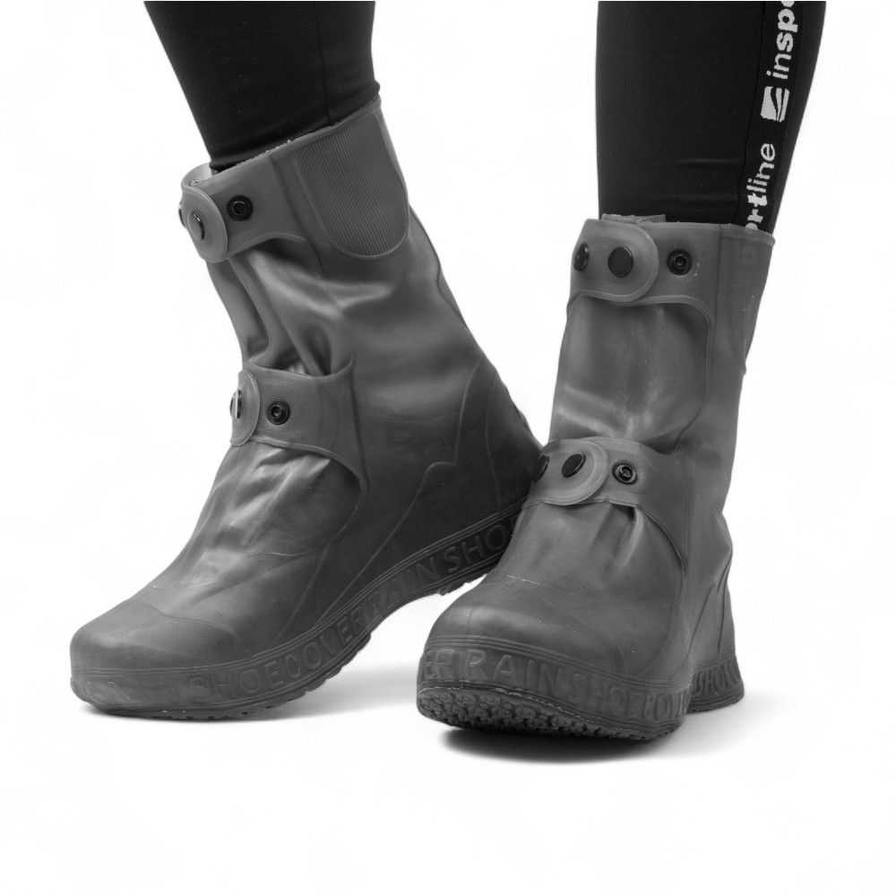 Nepromokavé návleky na boty inSPORTline Nispo šedá-transparentní M (34-36)