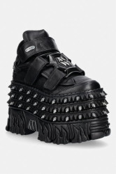 New Rock  CRUST NEGRO NEGRO, FIRE CASCO sneakers boty dámské kožené